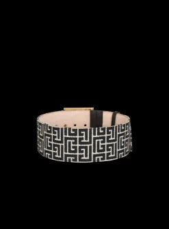 New P-Belt Monogram Jacquard Belt Women Belts