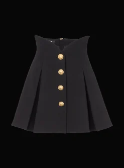 Online Pleated Crepe Tulip Skirt Women Skirts