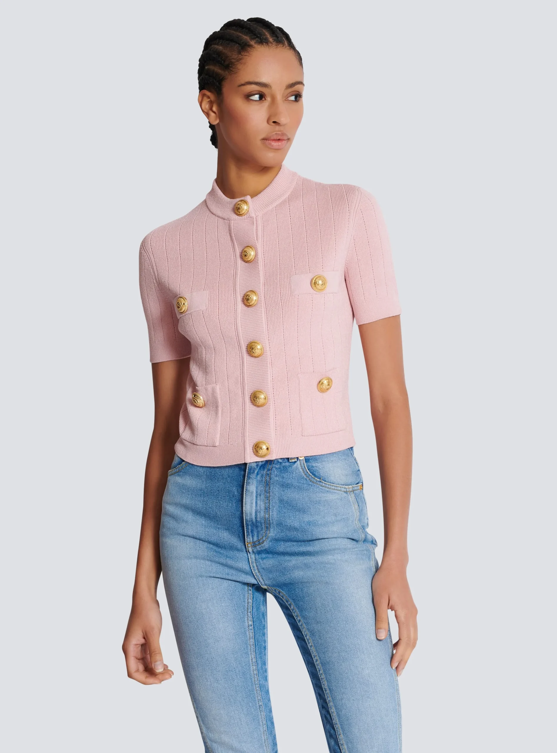 Cheap 4-pocket Knitted Cardigan Women Knitwear
