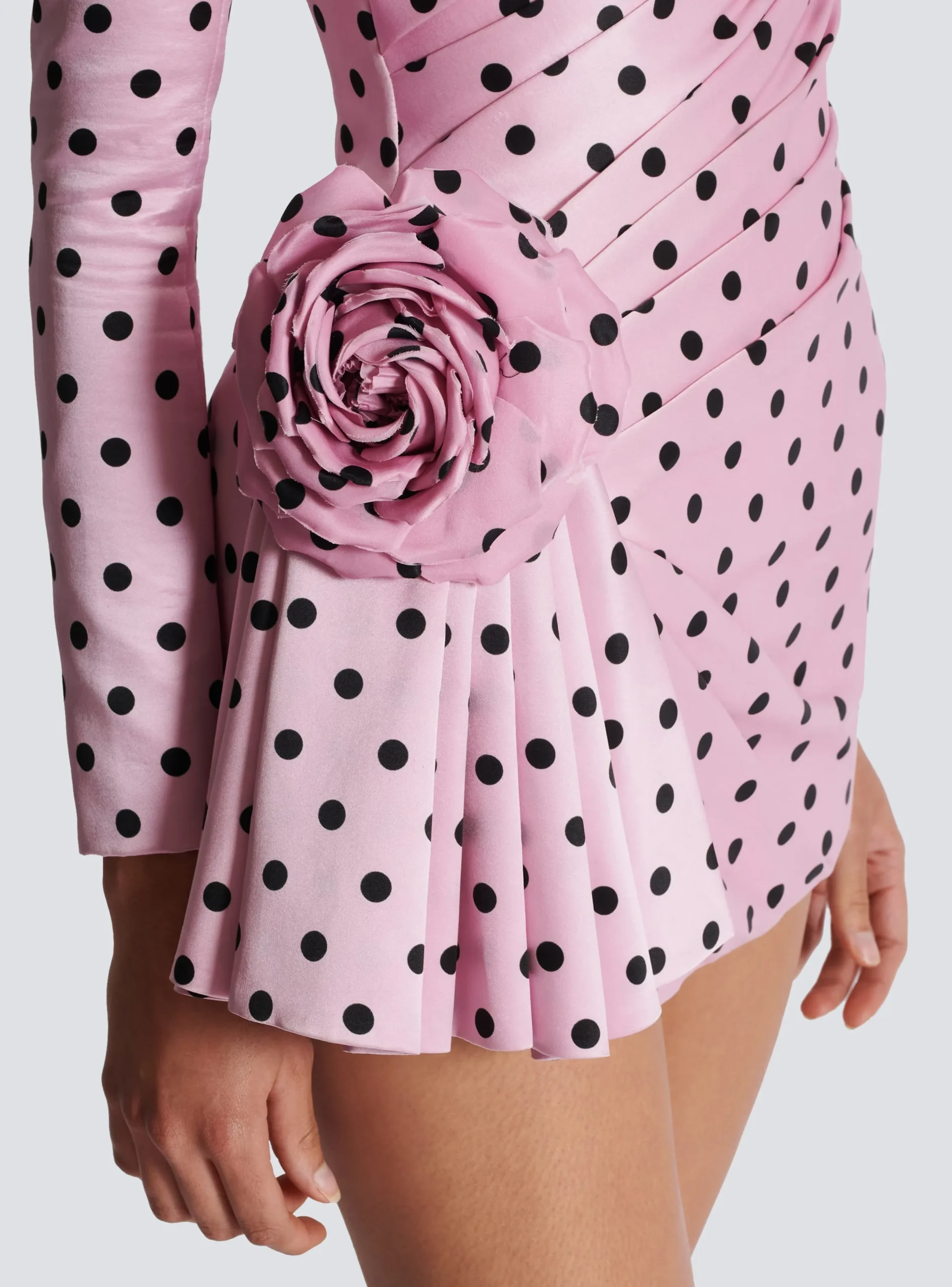Online Polka Dots Short Printed Dress Women Dresses