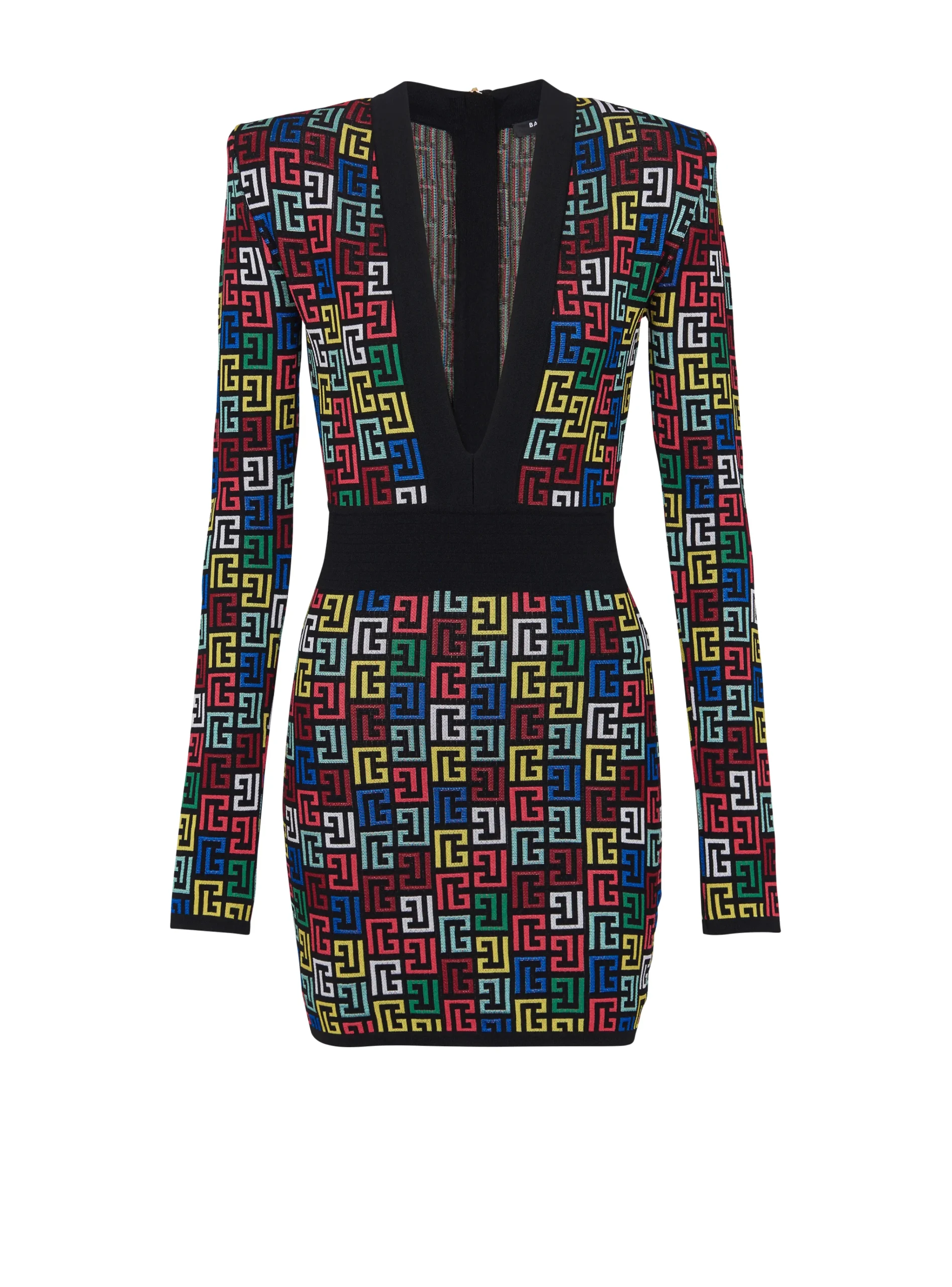 Best Pop Monogram Knit Dress Women Dresses