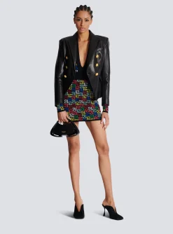 Best Pop Monogram Knit Dress Women Dresses