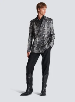 Flash Sale Printed Silk Blazer Jackets And Blazers