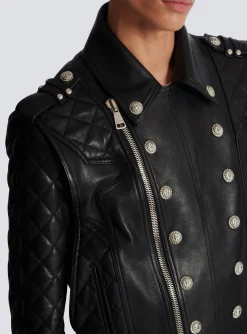 Best Quilted Leather Biker Jacket Outerwear