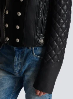 Best Quilted Leather Biker Jacket Outerwear