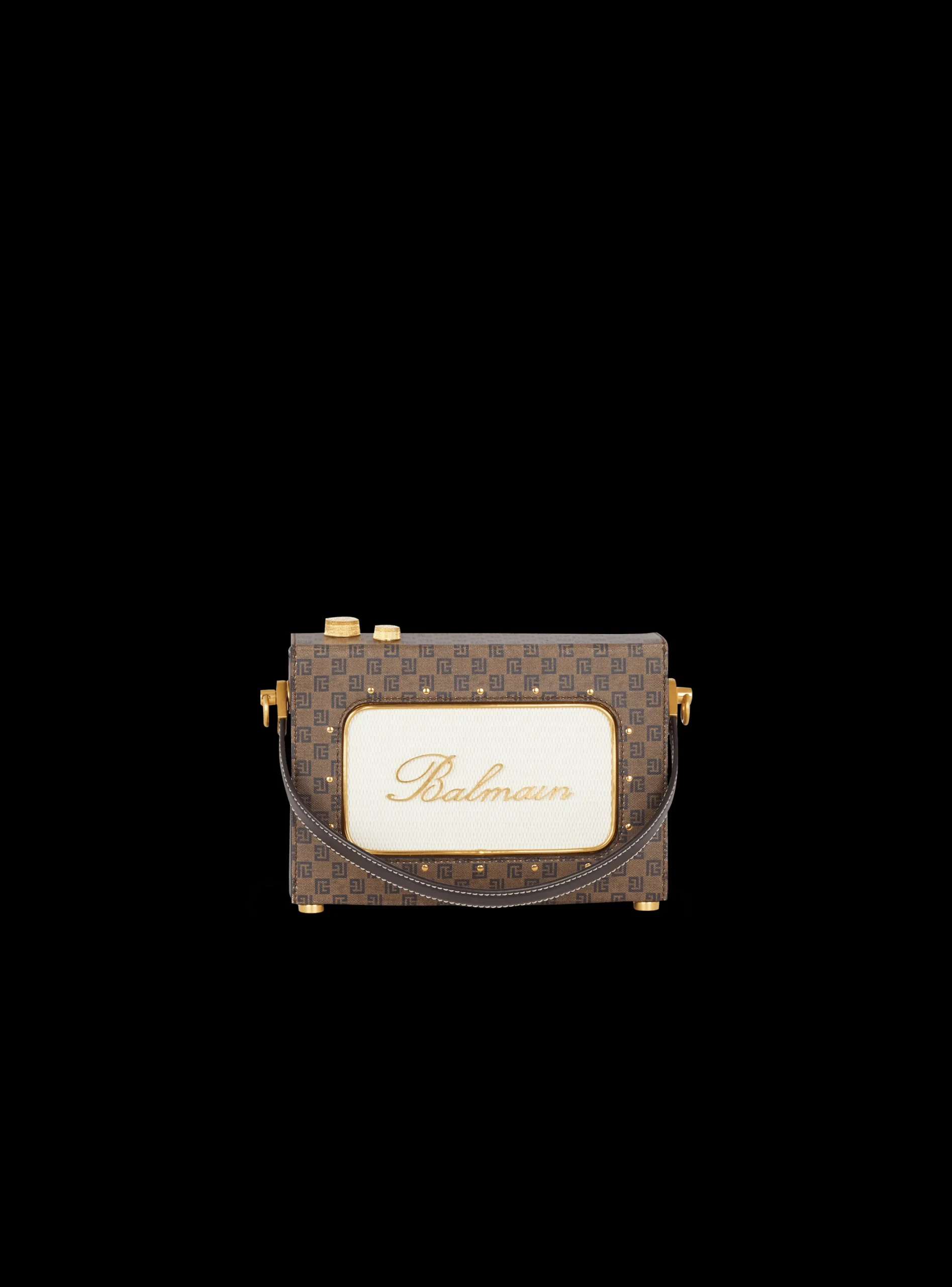 Store Radio Monogram Signature Bag Women Mini Bags|Shoulder Bags