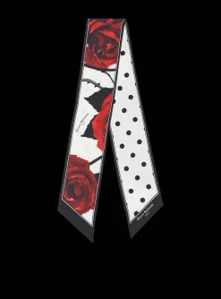 Best Sale Roses And Polka Dots Printed Bandana Women Scarves
