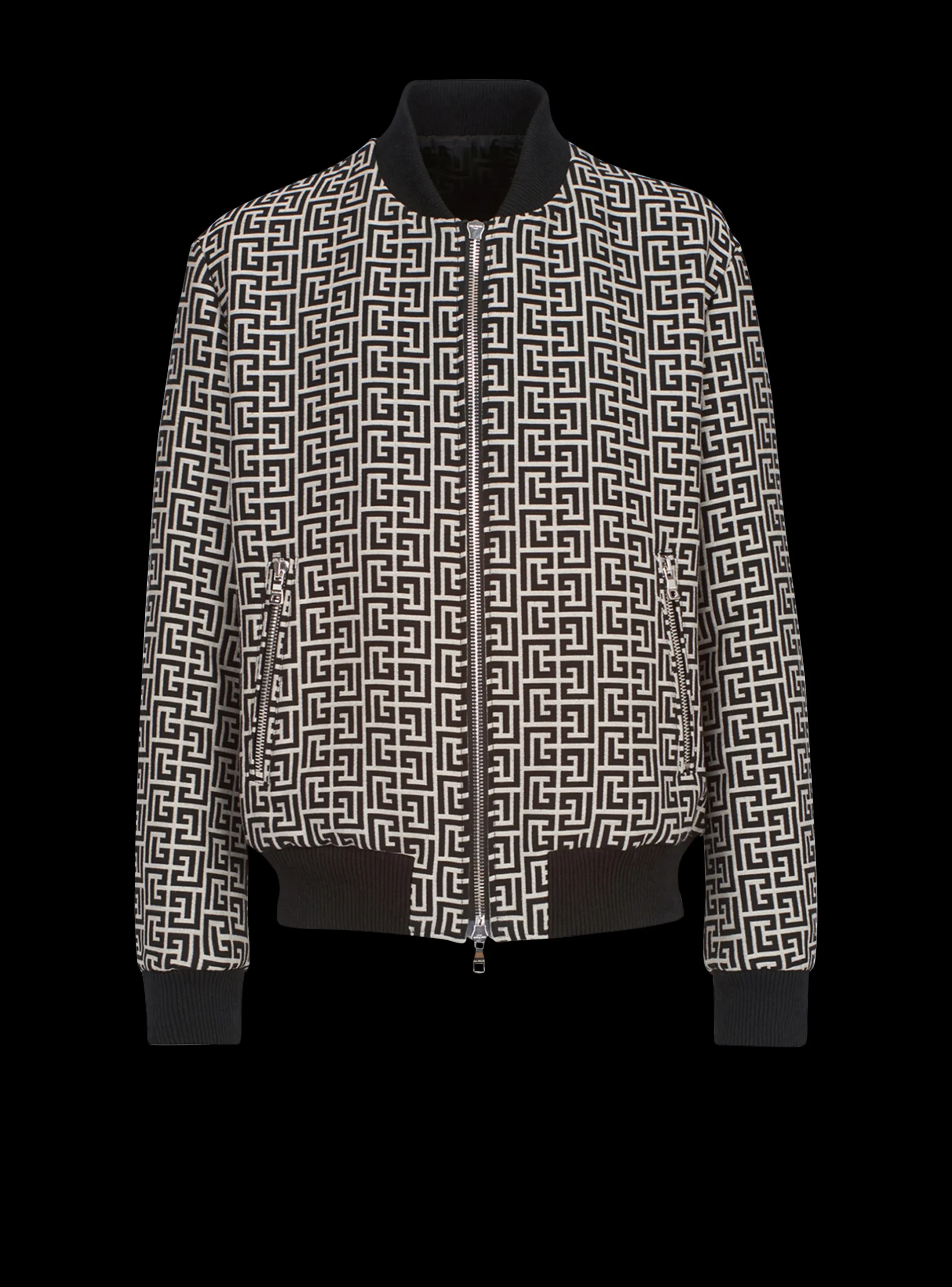 Best Reversible Cotton Bomber Jacket With Monogram Outerwear