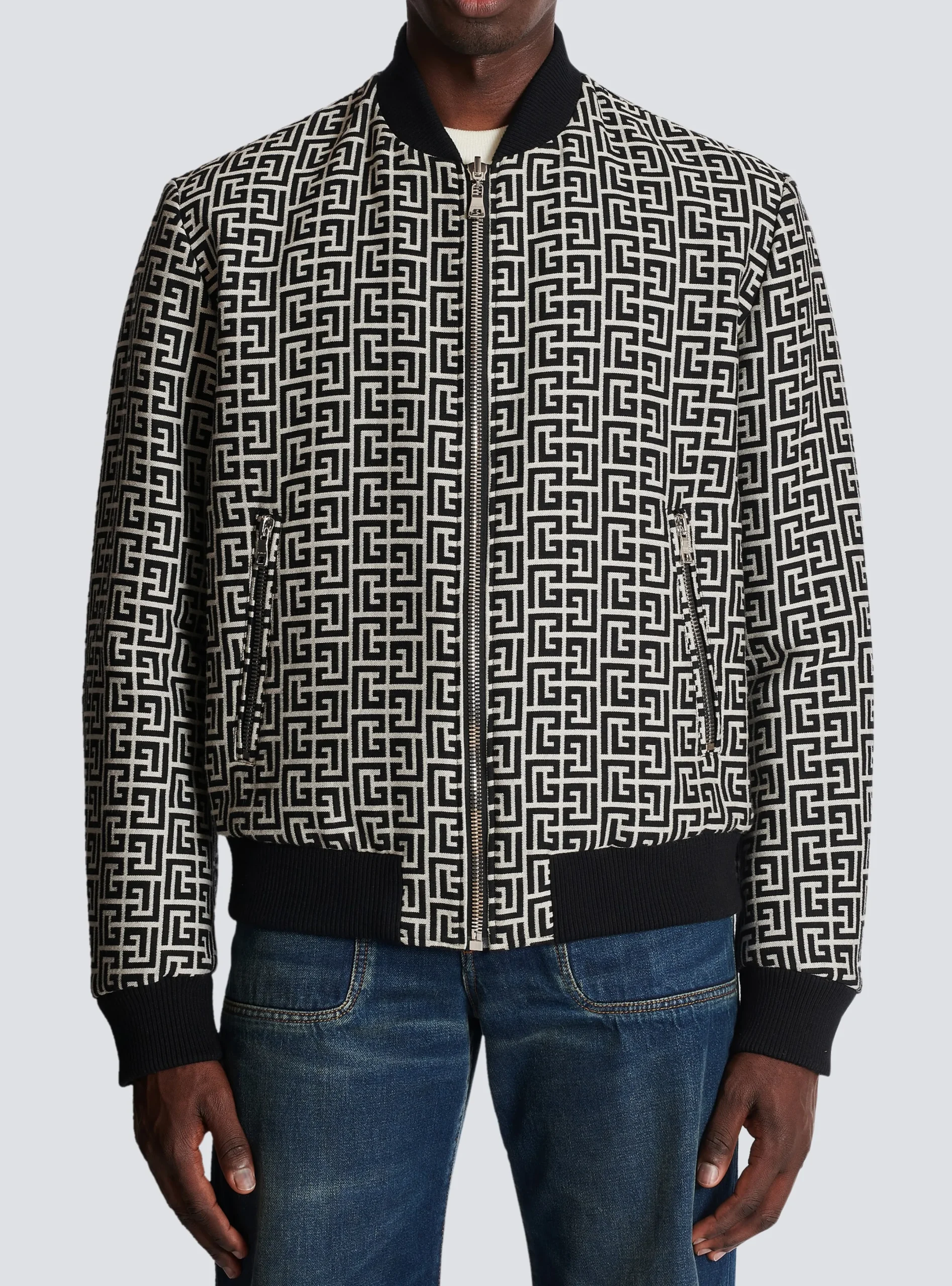 Best Reversible Cotton Bomber Jacket With Monogram Outerwear