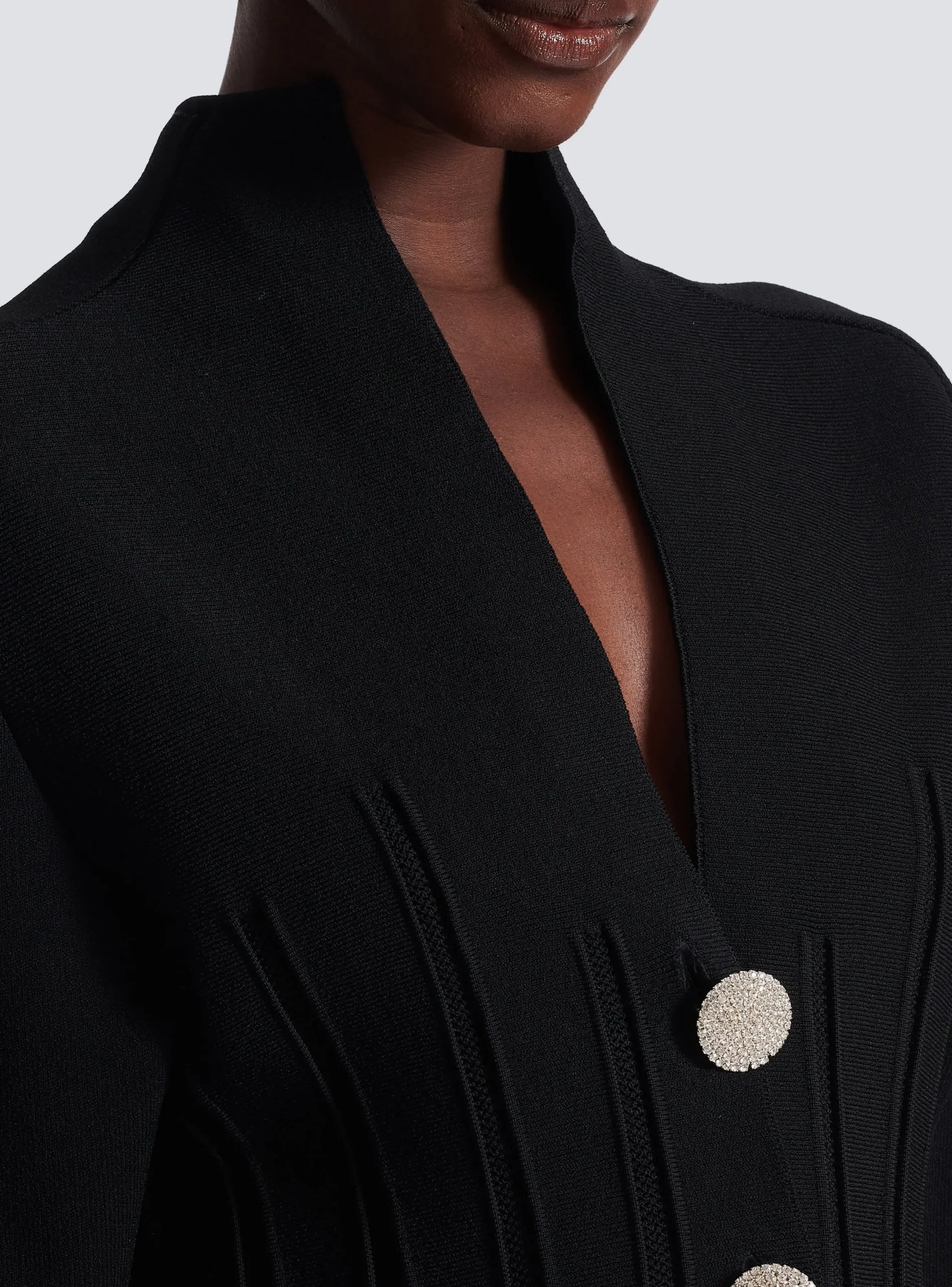 Best Sale Ribbed Knit Peplum Cardigan Women Knitwear