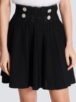 Outlet Ribbed Knit Skater Skirt Women Skirts|Knitwear