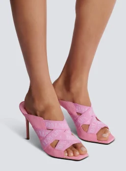 New Ruby Mules With Vintage Straps Women High Heels & Pumps