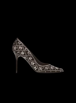 Best Sale Ruby Suede And Crystal Pumps Women High Heels & Pumps
