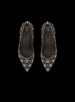Best Sale Ruby Suede And Crystal Pumps Women High Heels & Pumps