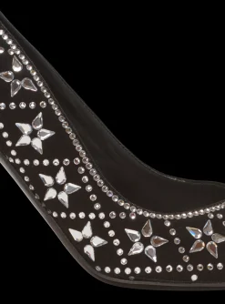 Best Sale Ruby Suede And Crystal Pumps Women High Heels & Pumps