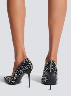 Best Sale Ruby Suede And Crystal Pumps Women High Heels & Pumps
