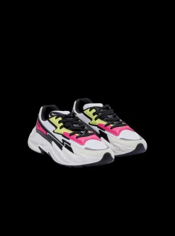 Cheap Run-Row Leather And Nylon Trainers Women Women|Sneakers