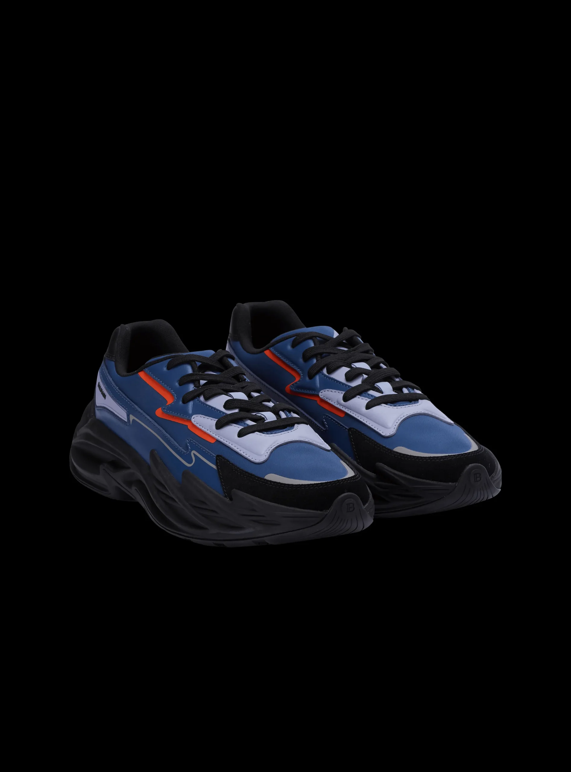 Store Run-Row Leather And Nylon Trainers Men|Sneakers