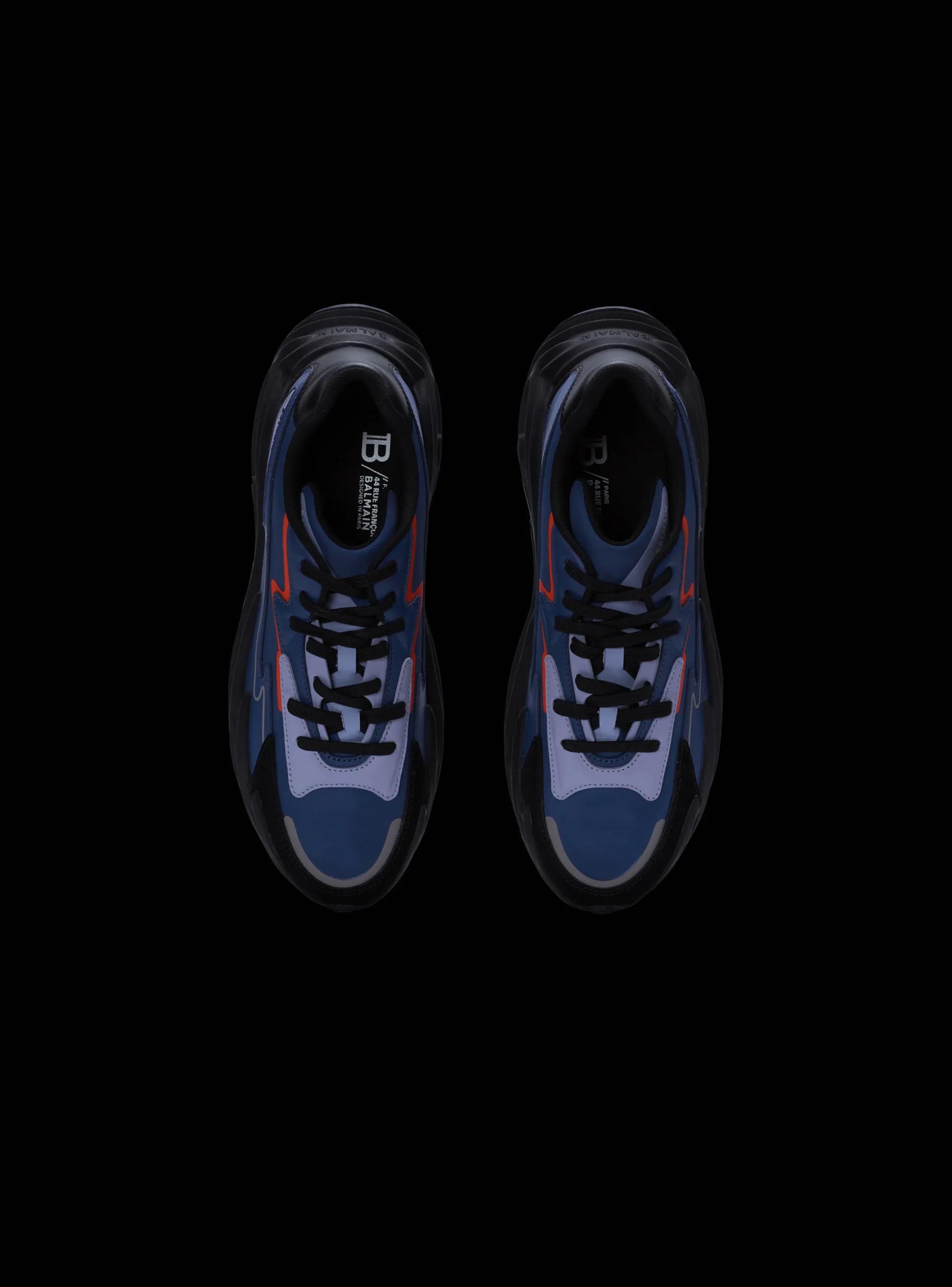 Store Run-Row Leather And Nylon Trainers Men|Sneakers
