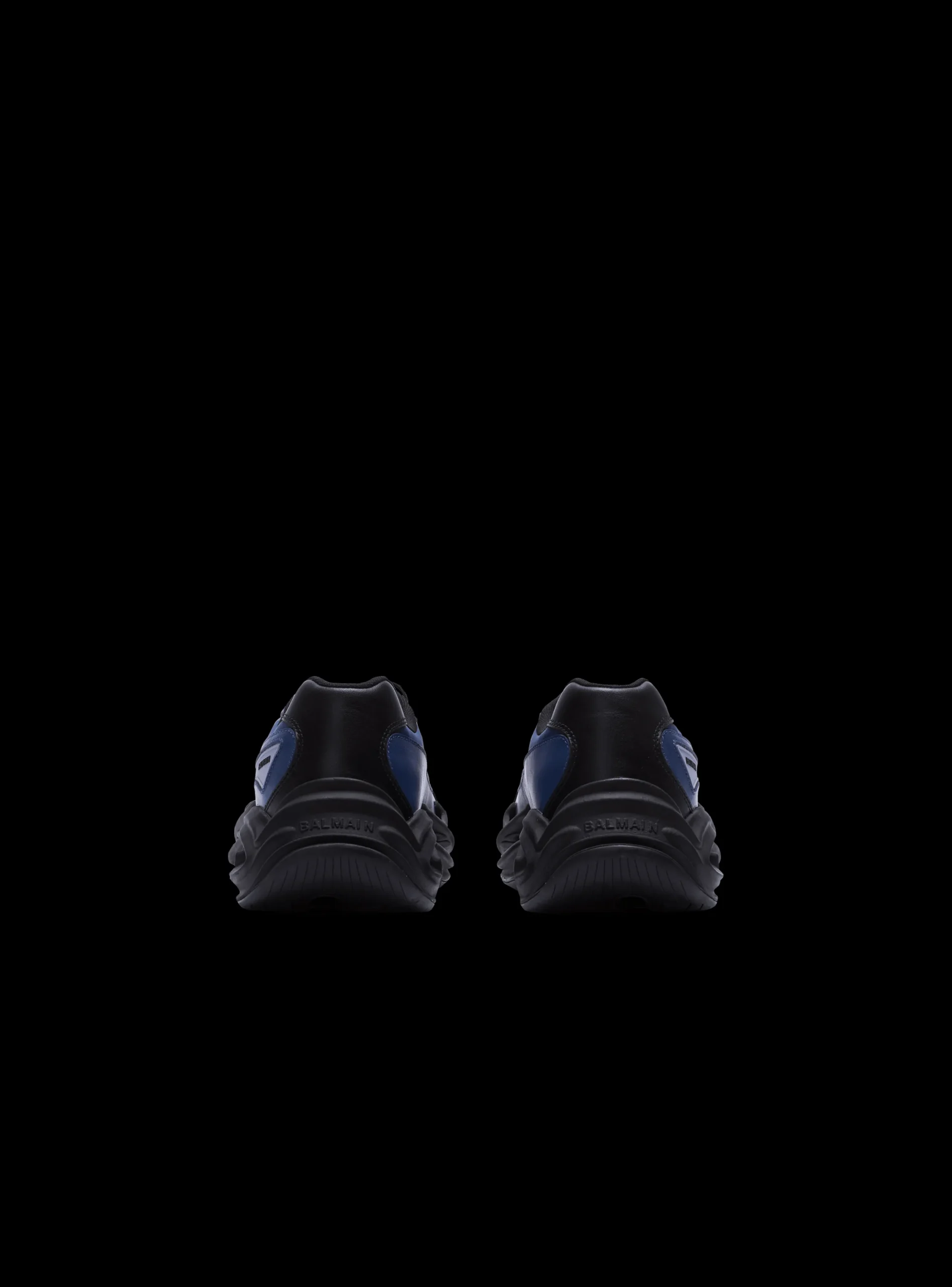Store Run-Row Leather And Nylon Trainers Men|Sneakers