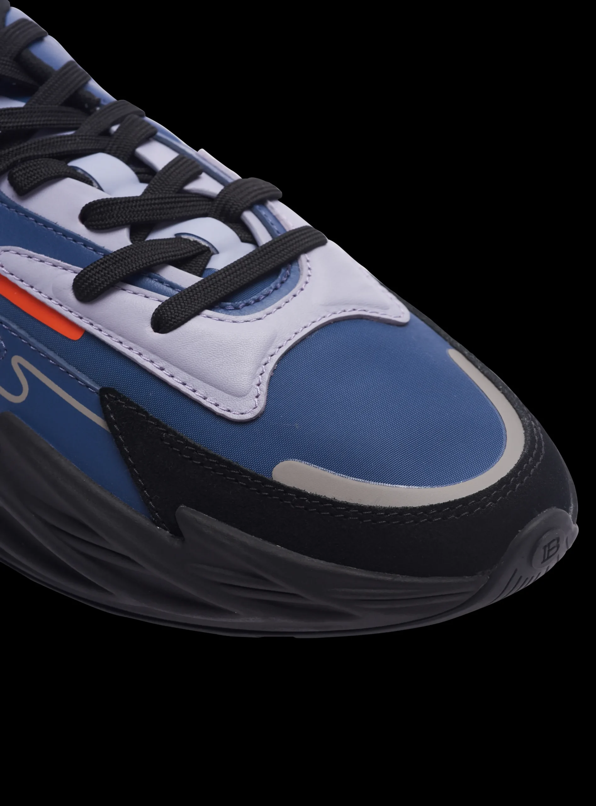 Store Run-Row Leather And Nylon Trainers Men|Sneakers