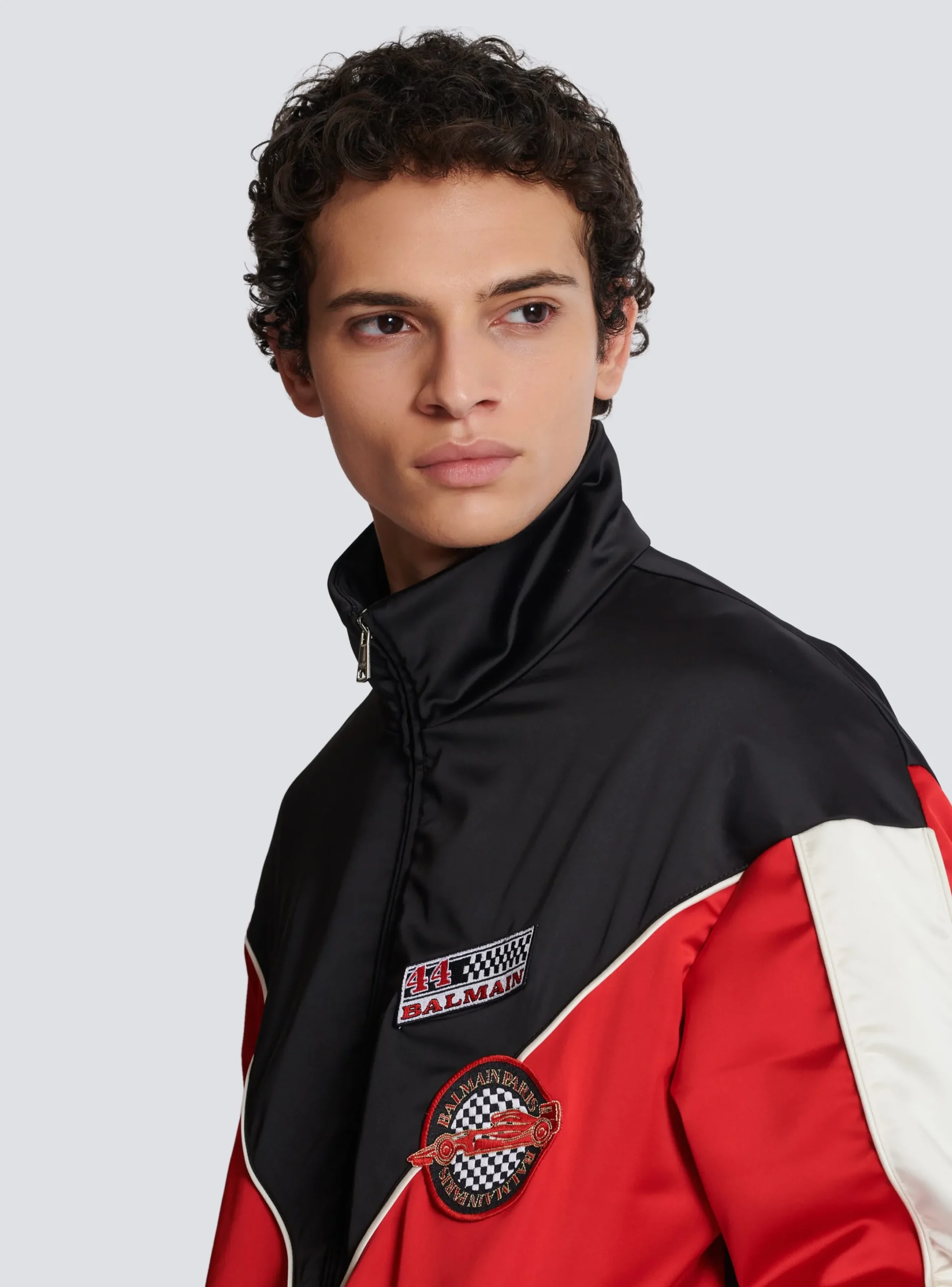 Best Sale Satin Racing Jacket In Three Colours Outerwear