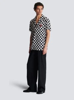 Flash Sale Satin Racing Pyjama Shirt Shirts And Polos