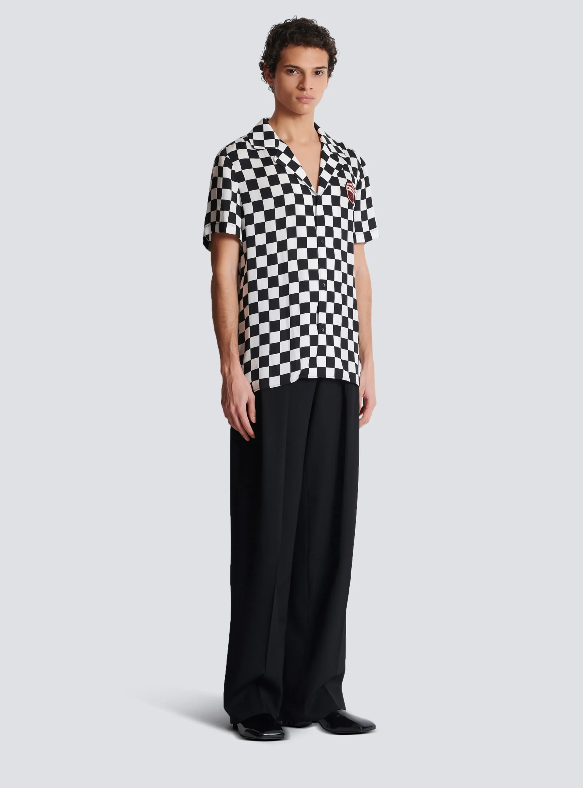 Flash Sale Satin Racing Pyjama Shirt Shirts And Polos