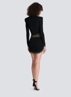 Cheap Short Knit Skirt With Gold Trim Women Skirts|Knitwear