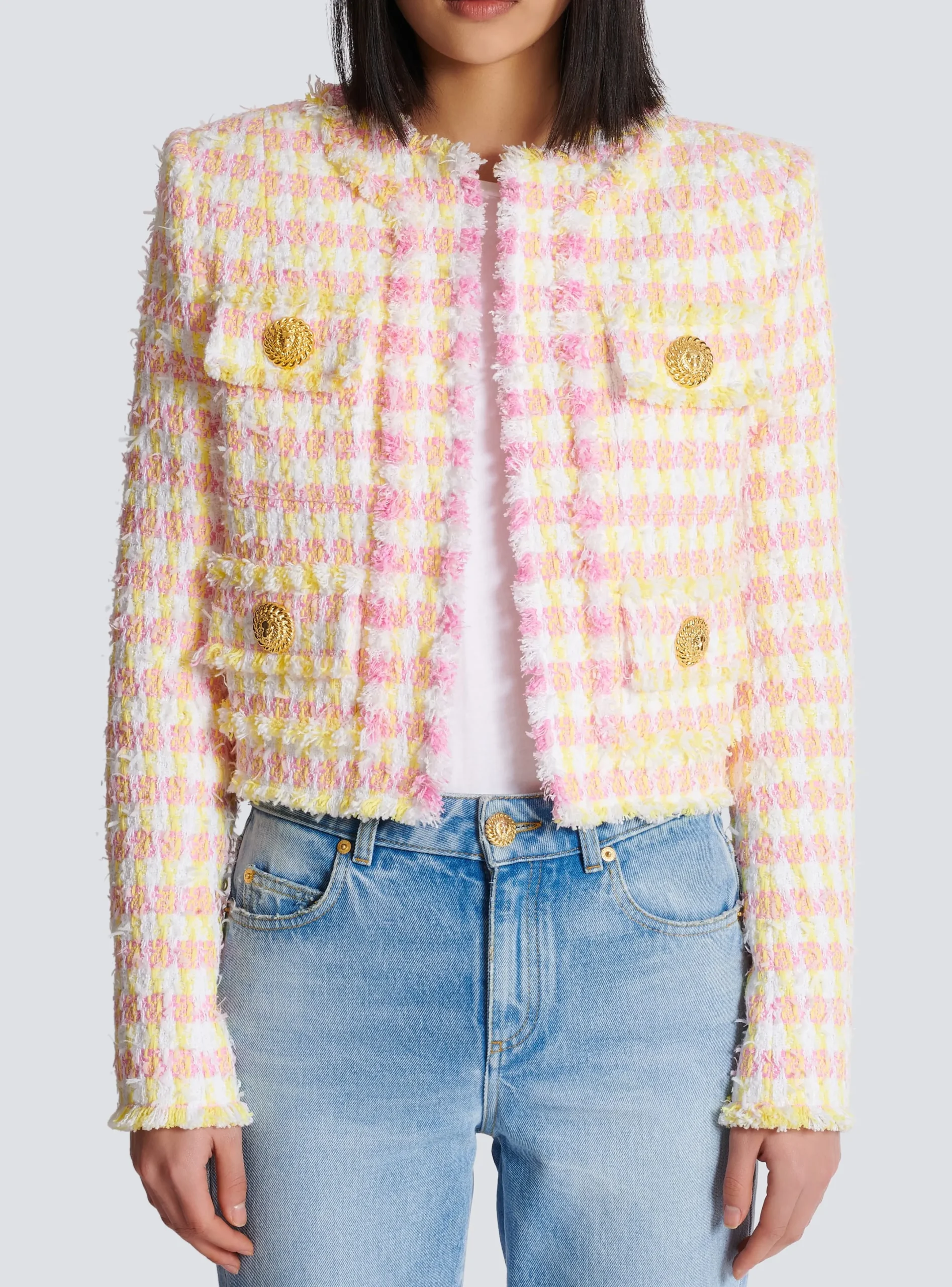Sale Short Miami Tweed Jacket Women Jackets And Blazers
