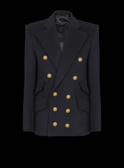 Discount Short Military-style Coat Women Outerwear|Outerwear