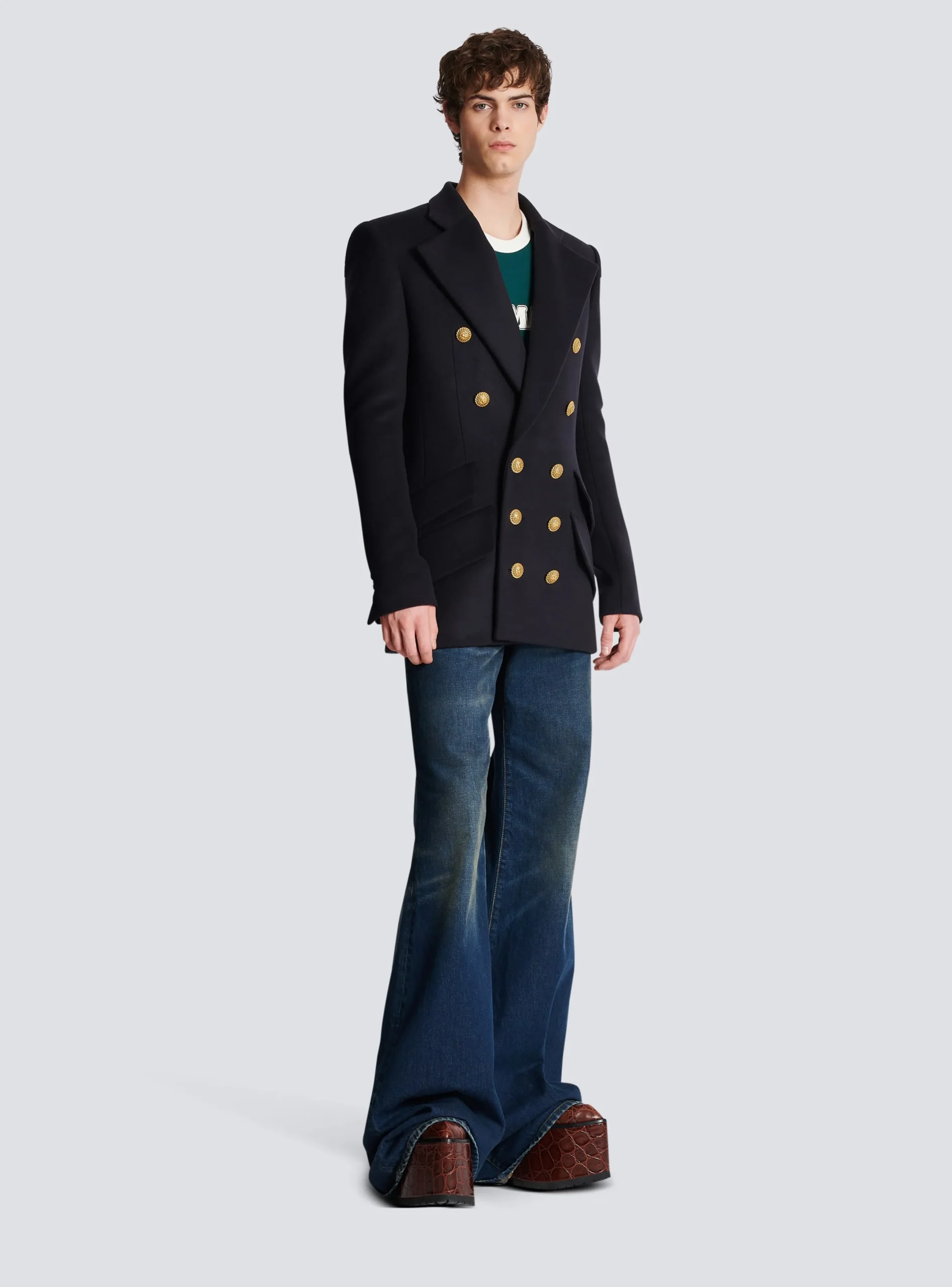 Discount Short Military-style Coat Women Outerwear|Outerwear
