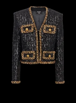 Shop Short Sequin Jacket Women Jackets And Blazers|Jackets And Blazers