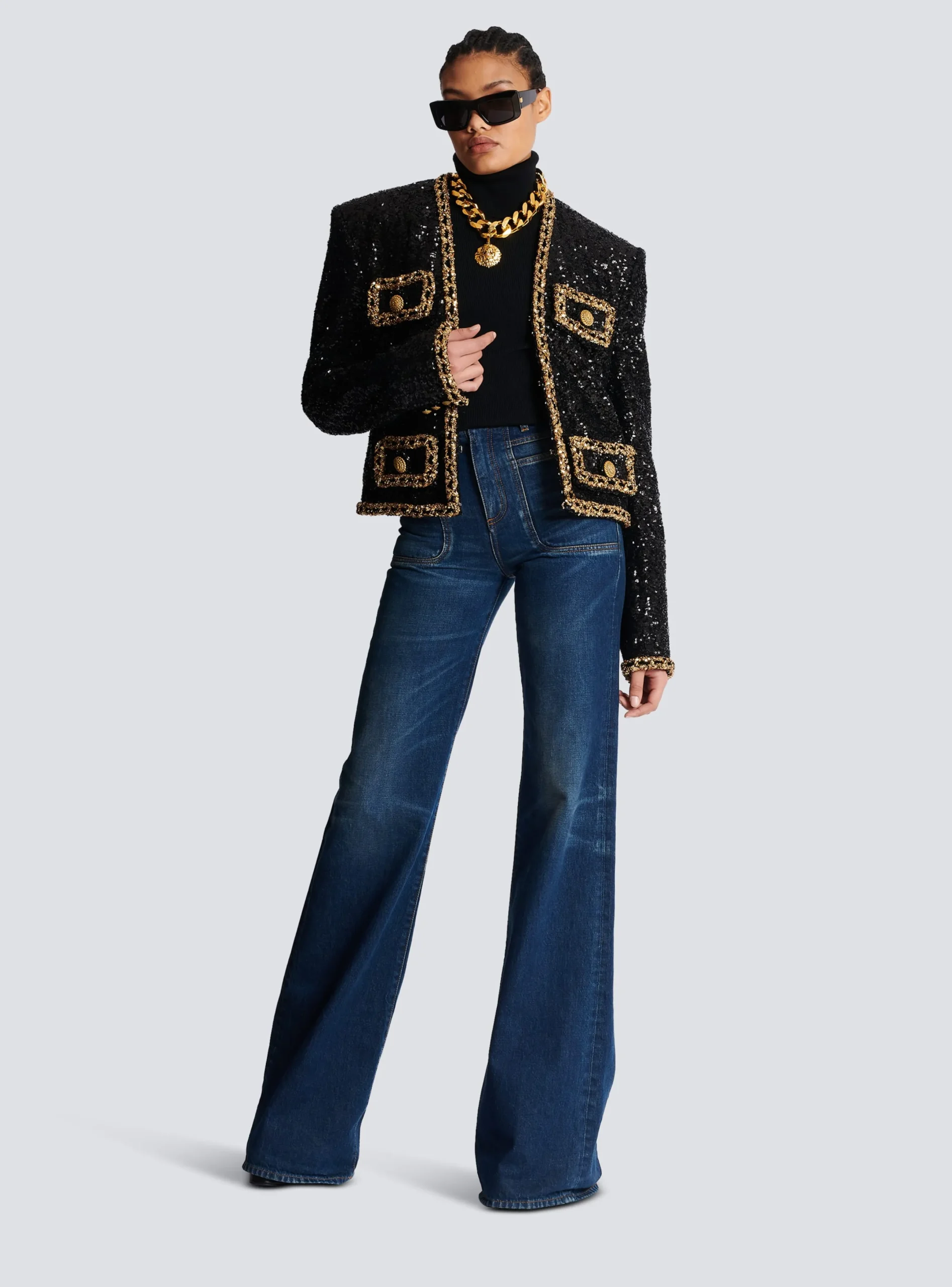 Shop Short Sequin Jacket Women Jackets And Blazers|Jackets And Blazers
