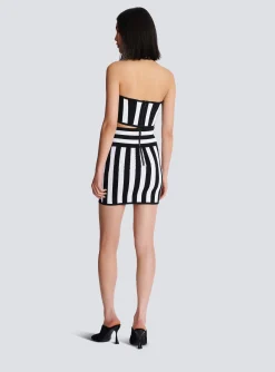 Online Short Striped Knit Skirt Women Skirts