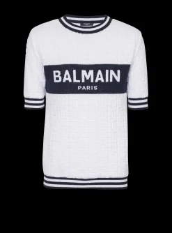 Best Sale Short-sleeved PB Labyrinth Knit T-shirt Knitwear