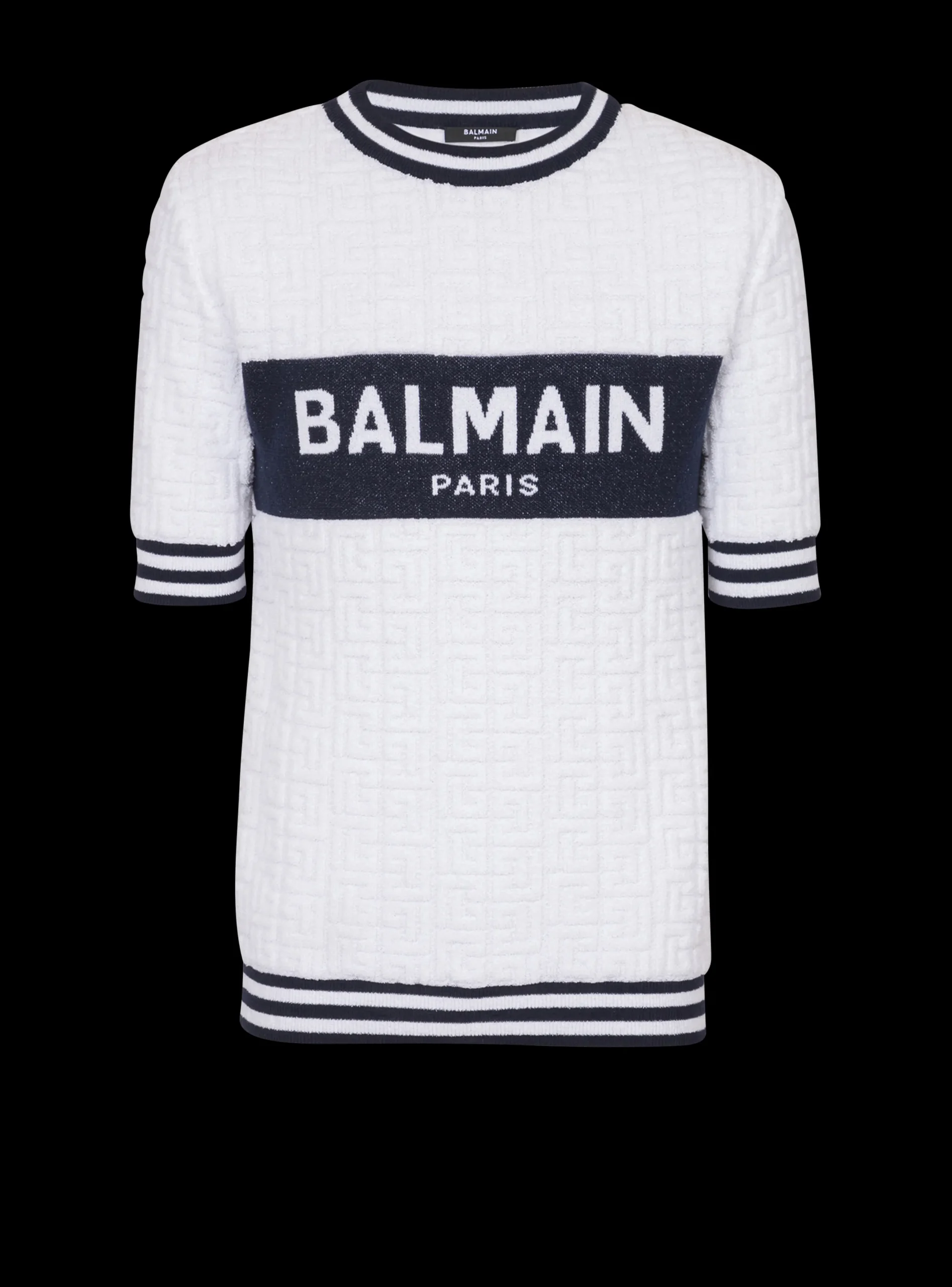 Best Sale Short-sleeved PB Labyrinth Knit T-shirt Knitwear