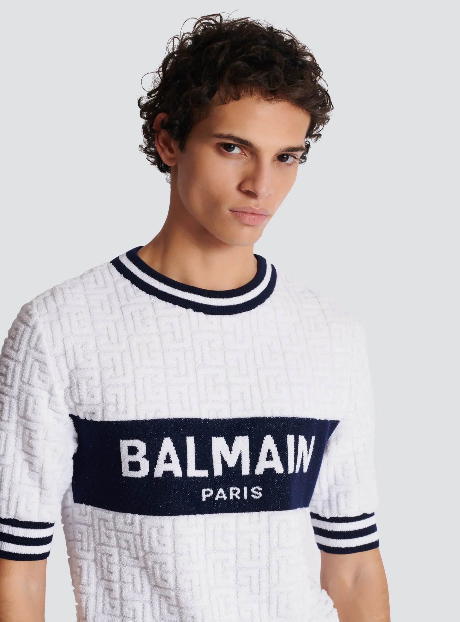 Best Sale Short-sleeved PB Labyrinth Knit T-shirt Knitwear