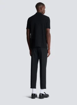 Outlet Short-sleeved Polo Shirt With Signature Embroidery Shirts And Polos
