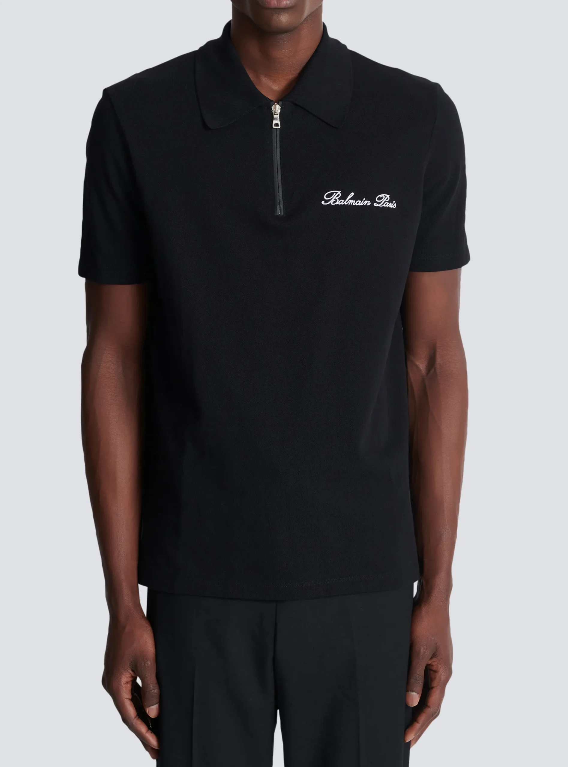 Outlet Short-sleeved Polo Shirt With Signature Embroidery Shirts And Polos