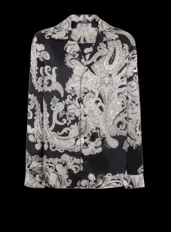 Sale Silk Paisley Print Shirt Shirts And Polos