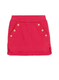 Discount Skirt With Embossed Buttons Kids Girls (4-10 Years)