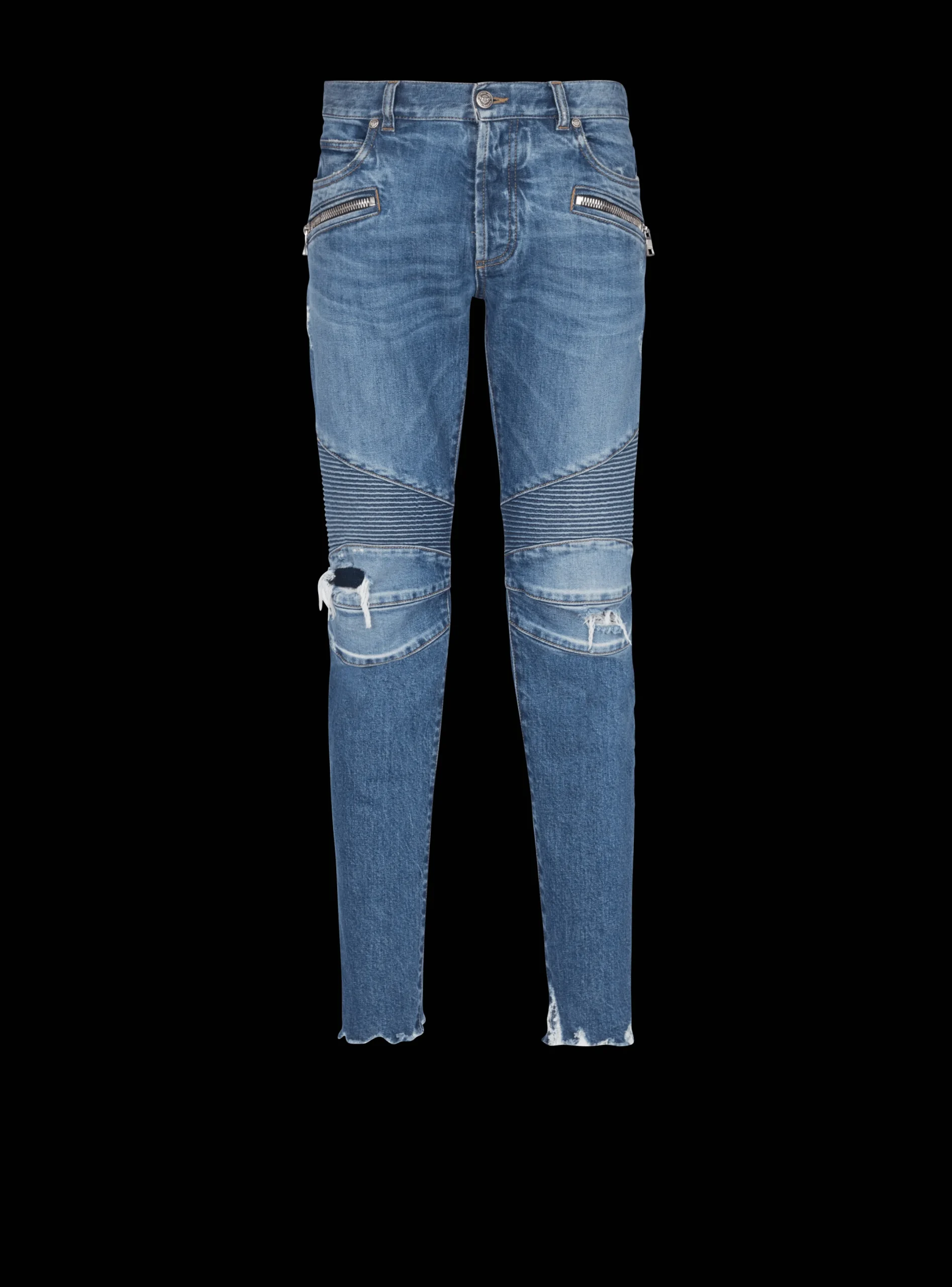 Clearance Slim-fit Cotton Jeans Denim