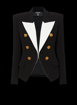 Store Slim-fit Jacket With Roses Buttons Women Jackets And Blazers