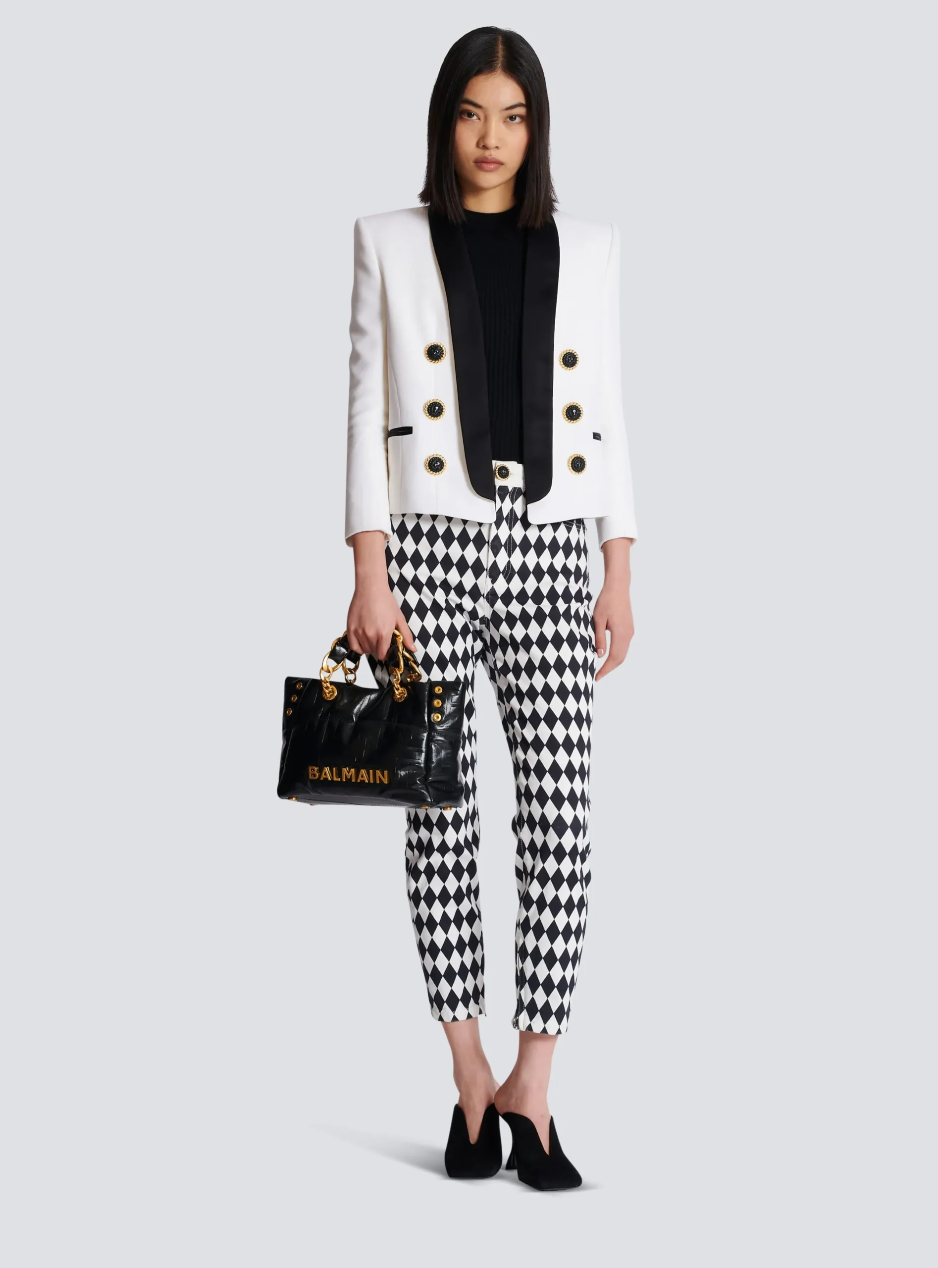 Online Small 1945 Soft Tote Bag In Crackled Calfskin Bags