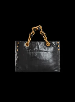Online Small 1945 Soft Tote Bag In Crackled Calfskin Bags