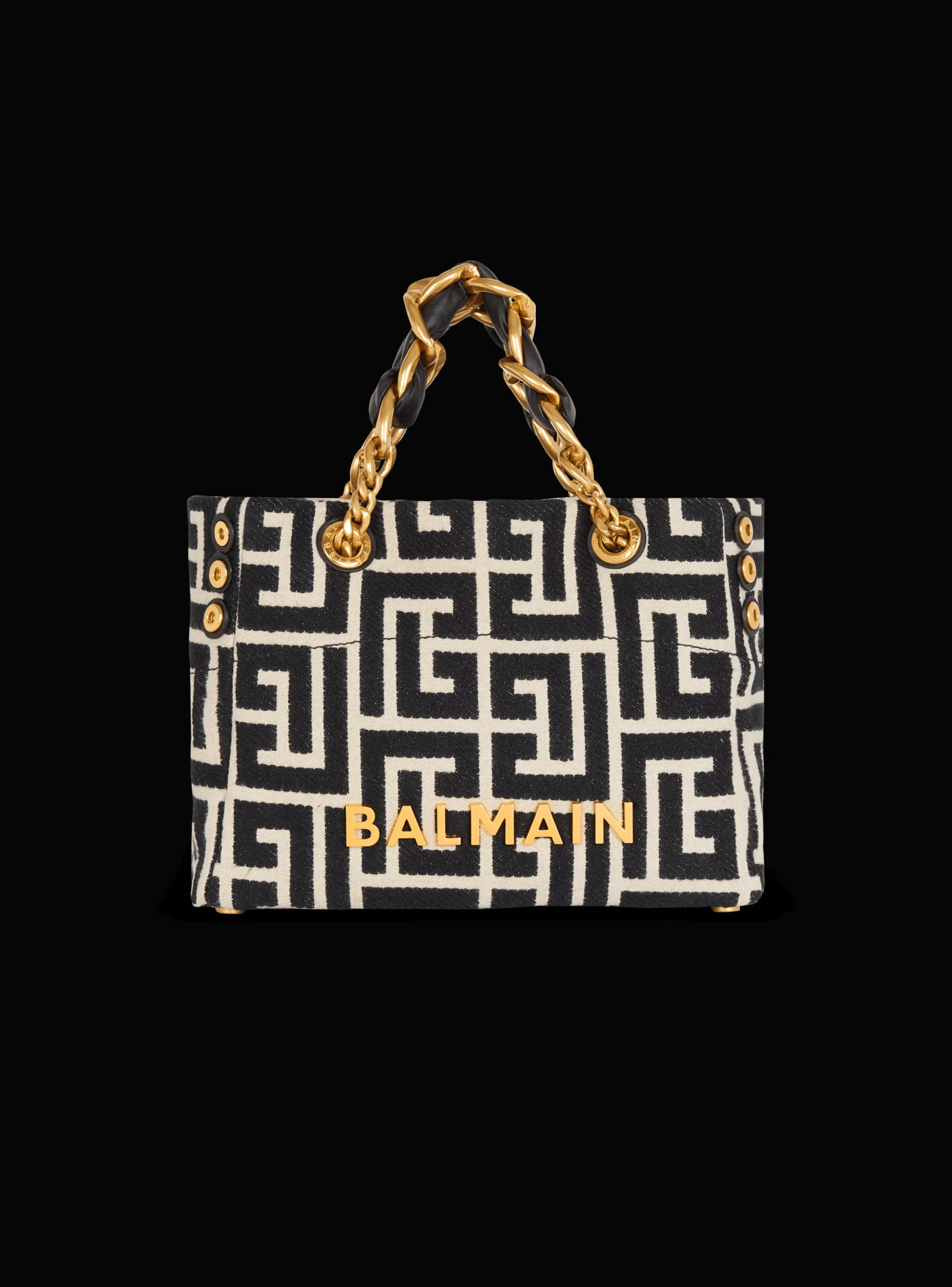 Hot Small 1945 Soft Tote Bag Monogram Jacquard Fabric Bags