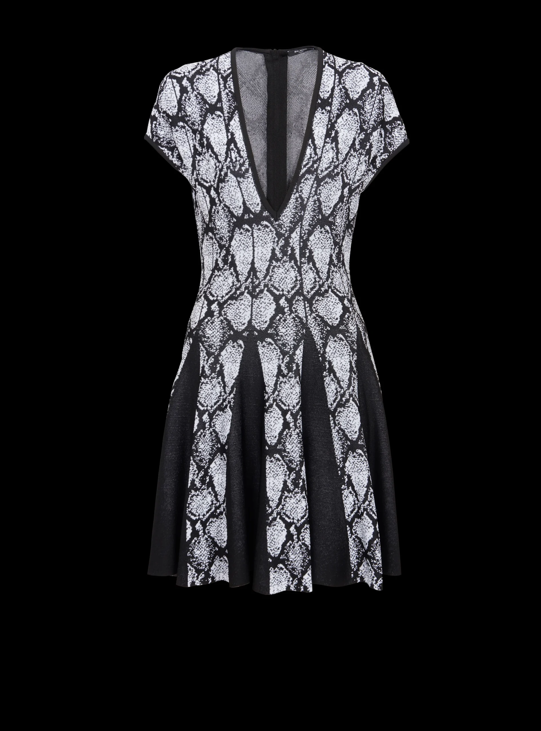 Cheap Snakeskin Jacquard Dress Women Knitwear|Dresses