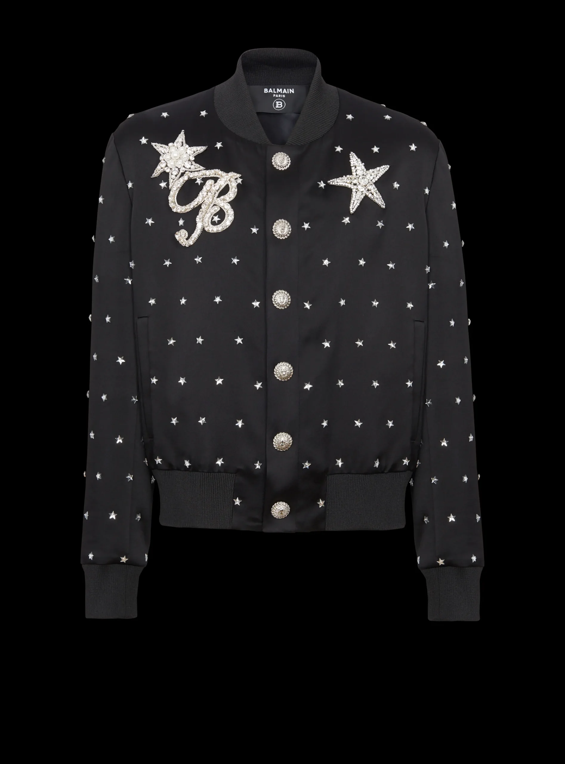 Store Stars Embroidered Bomber Jacket Outerwear