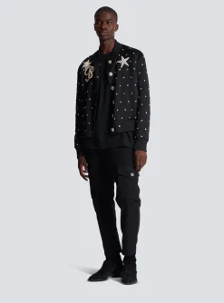 Store Stars Embroidered Bomber Jacket Outerwear